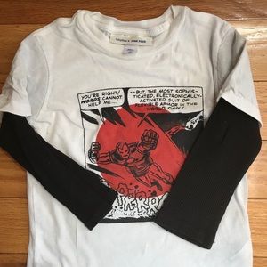 babyGap Junk Food Iron Man Long Sleeve Tee 3T